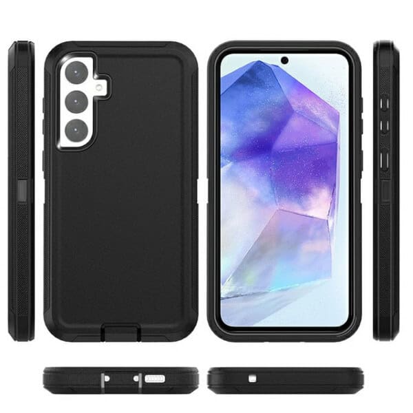 For Samsung Galaxy A55 5G Case Drop Resistant Defender Tradies Heavy Duty Rugged Shockproof Tough Cover
