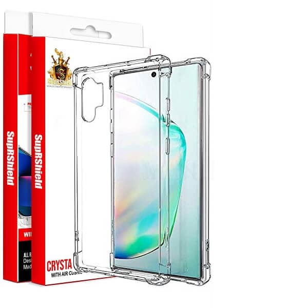 For Samsung Galaxy Note 10 Note 10 5G SupRShield Clear Case Shockproof Tough Hard Gel Clear Transparent Anti knock Air Cushion Case Cover