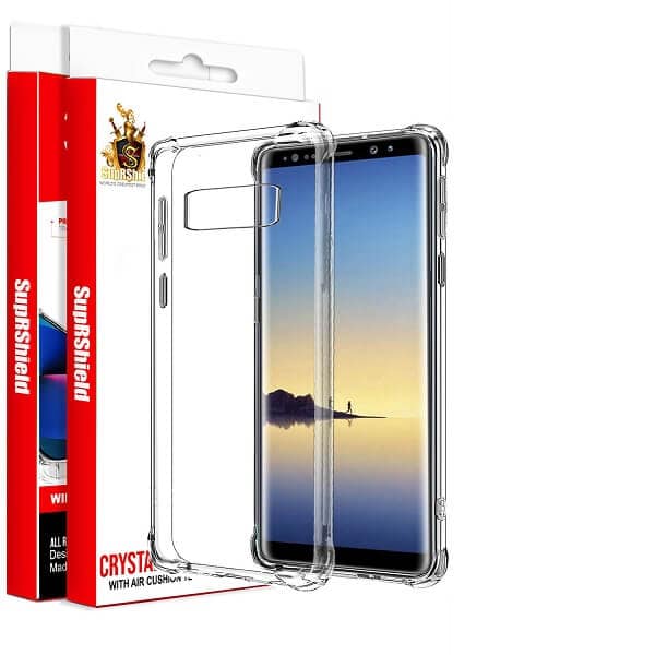For Samsung Galaxy Note 8 SupRShield Clear Case Shockproof Heavy Duty Gel Air Cushion Cover