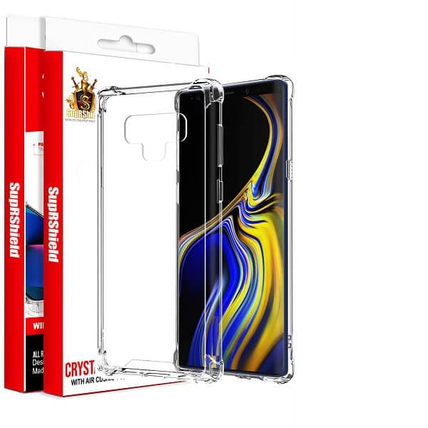 For Samsung Galaxy Note 9 SupRShield Shockproof Tough Soft Gel Clear Anti knock Air Cushion Case Cover