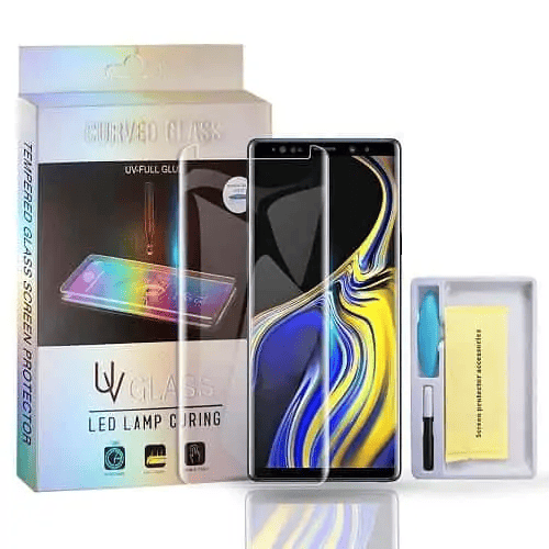 For Samsung Galaxy Note 9 UV Liquid Gel Tempered Glass Screen Protector Guard (Clear)