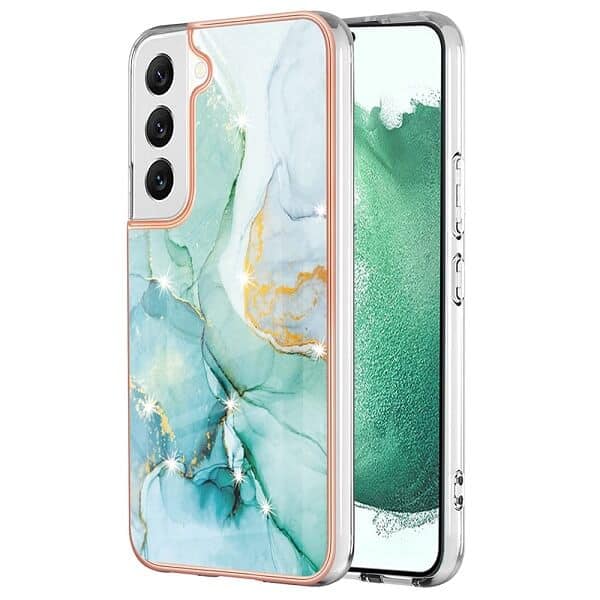 For Samsung Galaxy S22 | S22+ /S22 Plus | S22 Ultra Case Hard back Marble Pattern Slim Design Enhanced Camera and Screen Protection Girls and Women Cover
