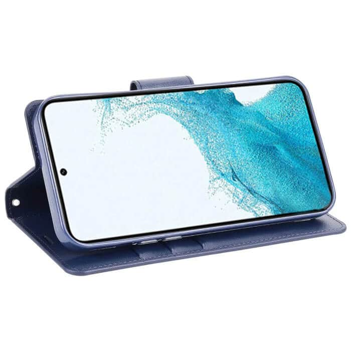 For Samsung Galaxy S22 Hanman Wallet Case Flip Leather Card Slots Magnetic Stand Cover