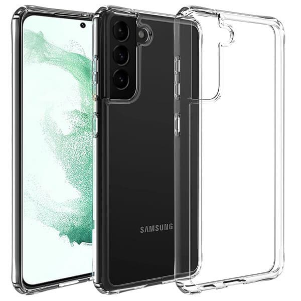 For Samsung Galaxy S22 | S22+ /S22 Plus | S22 Ultra Clear Case Slim With 4 Corners [Shock Absorption] Hard Back Soft Bumper Cover