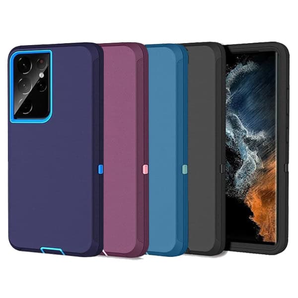 For Samsung Galaxy S22 S22+ S22 Plus S22 Ultra Case Drop Resistant Defender Tradies Heavy Duty Rugged Shockproof Tough Cover