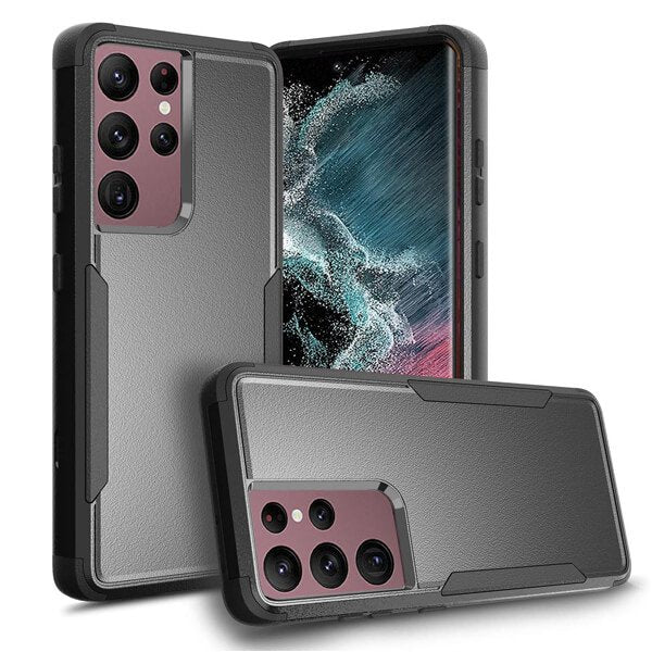 For Samsung Galaxy S22 | S22+ /S22 Plus | S22 Ultra 3in1 Case Drop Resistant Defender Tradies Hybrid Armor Heavy Duty Rugged Shockproof Tough Cover