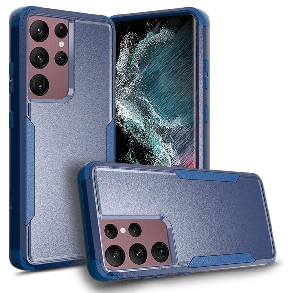 For Samsung Galaxy S22 | S22+ /S22 Plus | S22 Ultra 3in1 Case Drop Resistant Defender Tradies Hybrid Armor Heavy Duty Rugged Shockproof Tough Cover