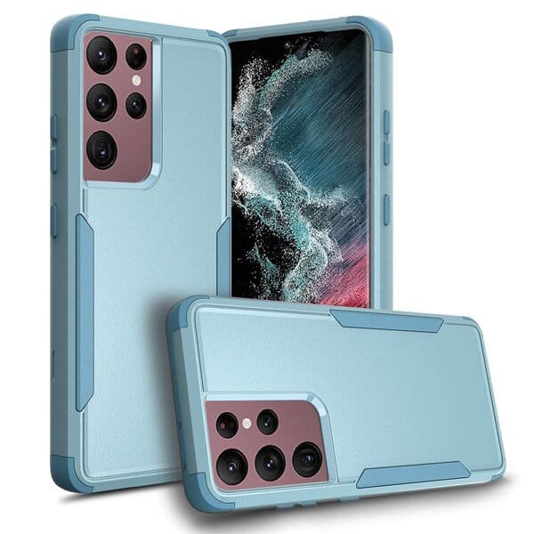 For Samsung Galaxy S22 | S22+ /S22 Plus | S22 Ultra 3in1 Case Drop Resistant Defender Tradies Hybrid Armor Heavy Duty Rugged Shockproof Tough Cover