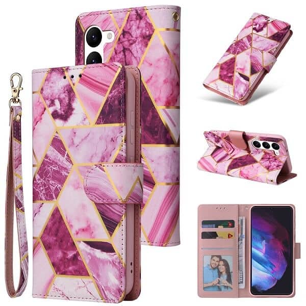 For Samsung Galaxy S23 | S23+ /S23 Plus | S23 Ultra Case Fashion Marble Painting Pattern Flip Wallet Case Leather Card Slots Stand Cover