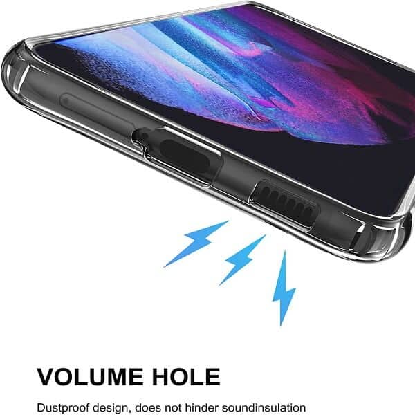 For Samsung Galaxy S23 Clear Case Slim With 4 Corners [Shock Absorption] Hard Back Soft Bumper Cover