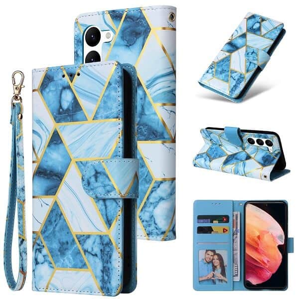 For Samsung Galaxy S23 | S23+ /S23 Plus | S23 Ultra Case Fashion Marble Painting Pattern Flip Wallet Case Leather Card Slots Stand Cover