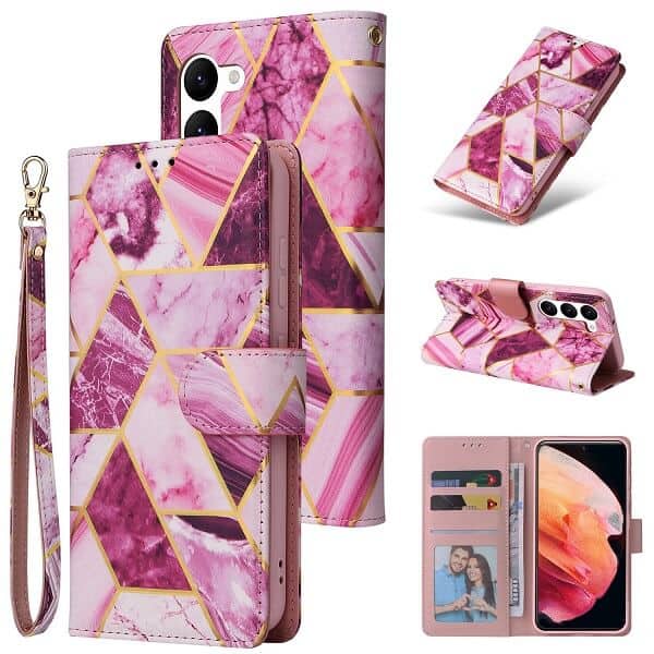 For Samsung Galaxy S23 | S23+ /S23 Plus | S23 Ultra Case Fashion Marble Painting Pattern Flip Wallet Case Leather Card Slots Stand Cover