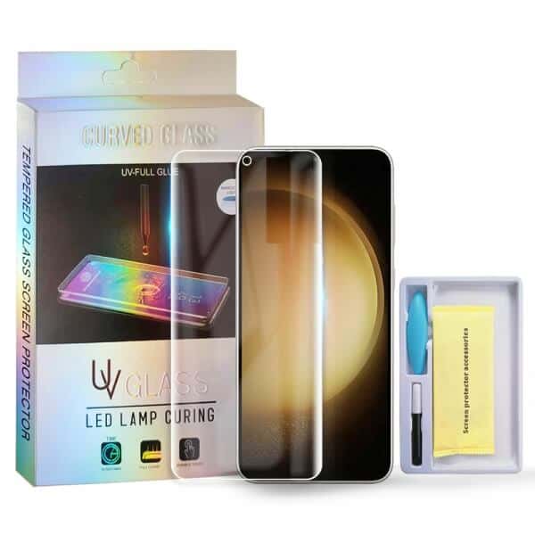 For Samsung Galaxy S23 | S23+ /S23 Plus | S23 Ultra UV Liquid Gel Tempered Glass Screen Protector Film Guard (Clear)