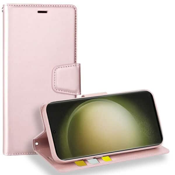 For Samsung Galaxy S23 S23+ S23 Plus S23 Ultra Hanman Wallet Case Flip Leather Card Slots Magnetic Stand Cover