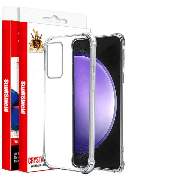 For Samsung Galaxy S23 | S23 FE | S23+ /S23 Plus | S23 Ultra SupRShield Clear Case Shockproof Tough Gel Clear Transparent Air Cushion Cover