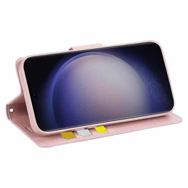 For Samsung Galaxy S24, S24+ S24 Plus & S24 Ultra Hanman Wallet Leather Flip Shockproof Cover