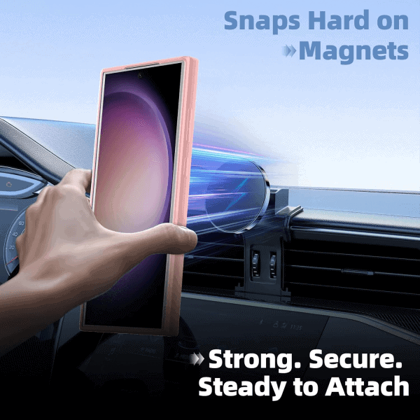 For Samsung Galaxy S22 Ultra MagSafe Magnetic Silicone Silky Soft Touch Full Protective Anti Scratch Case Cover