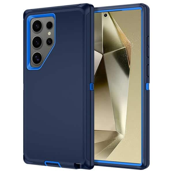 For Samsung Galaxy S24, S24+/S24 Plus & S24 Ultra Case Drop Resistant Defender Tradies Heavy Duty Rugged Shockproof Tough Cover
