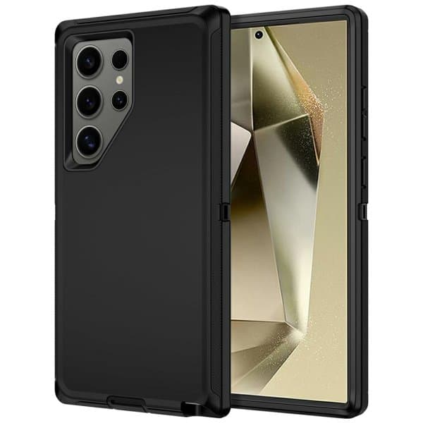 For Samsung Galaxy S24, S24+/S24 Plus & S24 Ultra Case Drop Resistant Defender Tradies Heavy Duty Rugged Shockproof Tough Cover