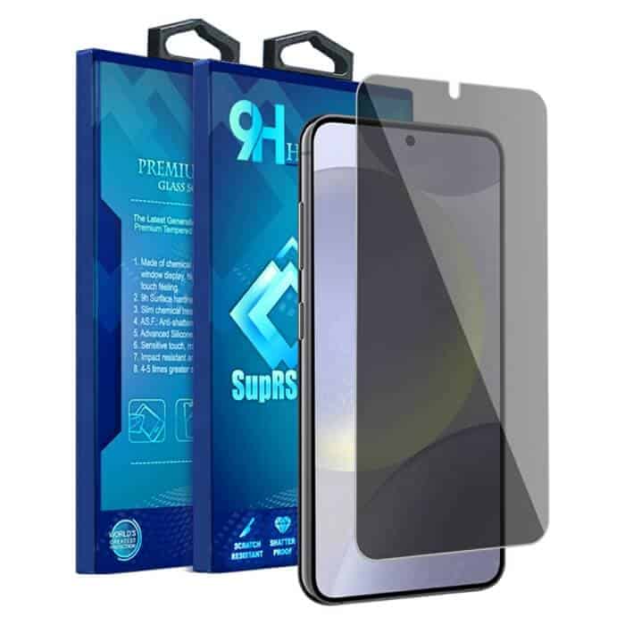 For Samsung Galaxy S24, S24+S24 Plus & S24 Ultra SupRShield Anti Spy Privacy Tempered Glass LCD Screen Protector Film Guard