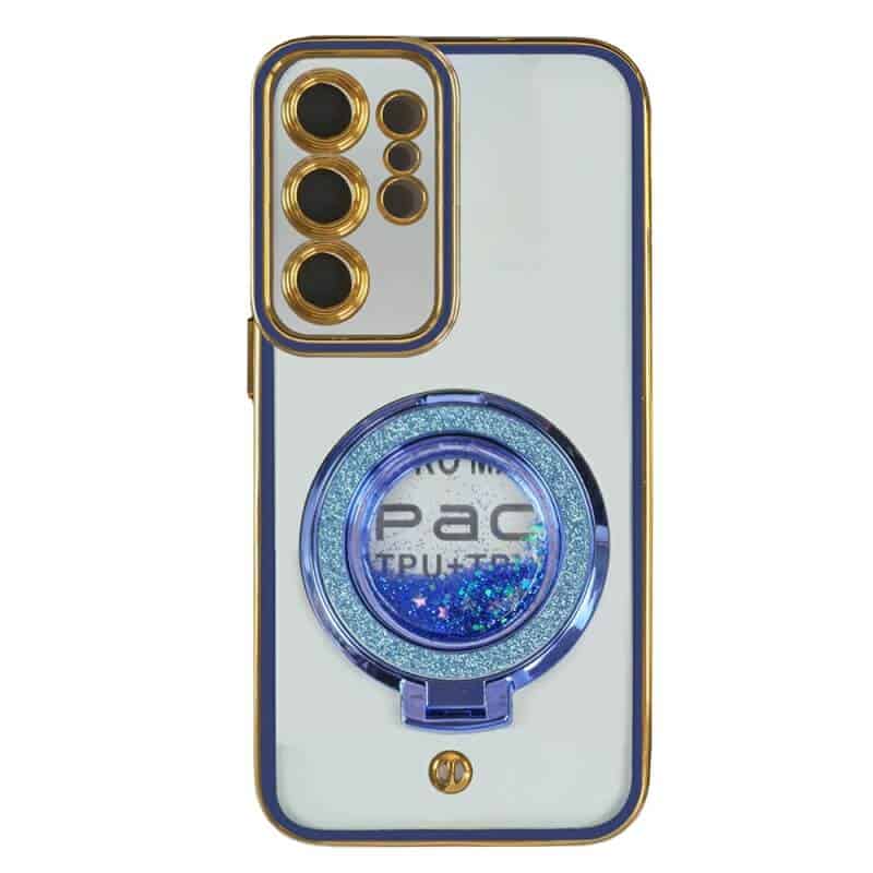 For Samsung Galaxy S24 S25 Ultra Plus Glitter Stand Case Shockproof Case Heavy Duty Protective Back Cover