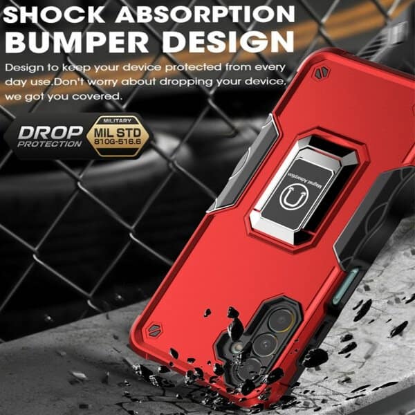 For Samsung Galaxy S24 UltraS24S24+ S24 Plus Magnetic Ring Rugged Shockproof Case Heavy Duty Protective Back Cover
