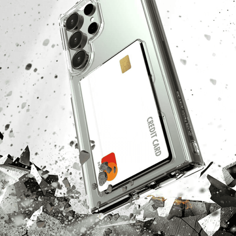 For Samsung Galaxy S25+S25 Plus , S25 Ultra & S24 Ultra Clear Case Slim With 4 Corners Hard Back Soft Bumper Cover