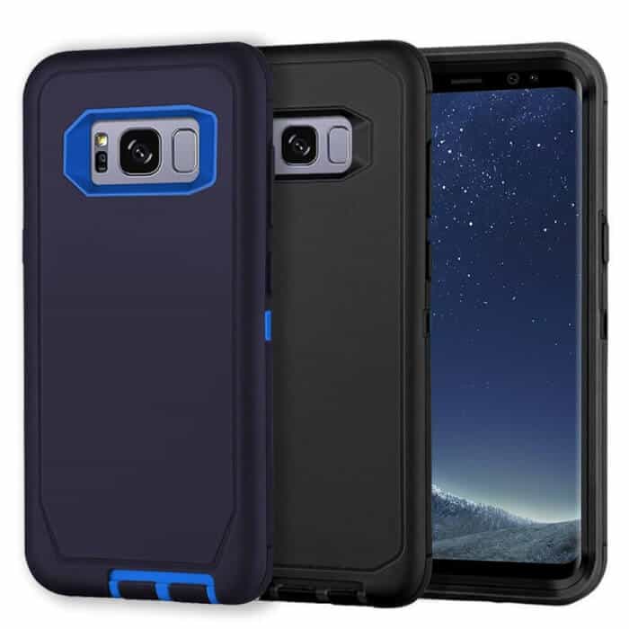 For Samsung Galaxy S8 Galaxy S8+ S8 Plus Case Drop Resistant Defender Tradies Heavy Duty Rugged Shockproof Tough Cover