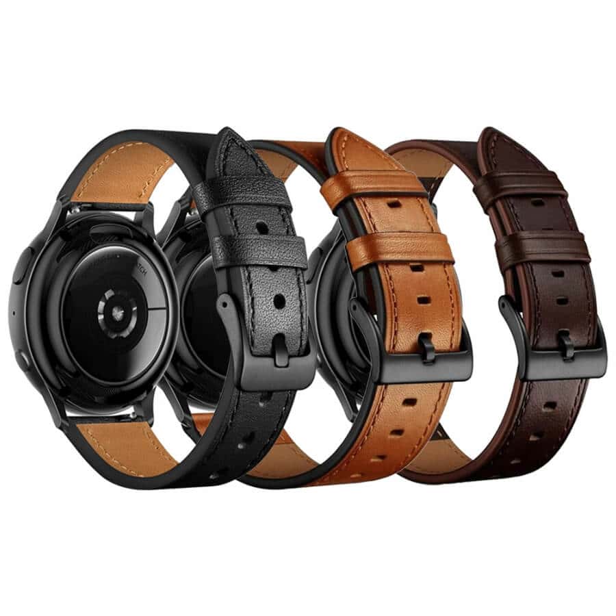 For Samsung Galaxy Smart Watch 20mm Genuine Leather Replacement Wristband Bracelet Strap Wrist band
