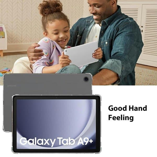 For Samsung Galaxy Tab A9+A9 Plus 11 inch SM-X210X215 Heavy Duty Soft Clear Shockproof Case Cover