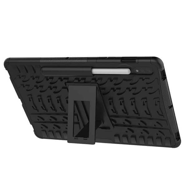 For Samsung Galaxy Tab S8 11.0 X700X706 Heavy Duty Tough Kickstand Strong Case Cover (Black) (Copy)