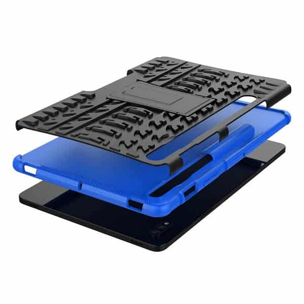 For Samsung Galaxy Tab S8 11.0 X700X706 Heavy Duty Tough Kickstand Strong Case Cover (Blue)