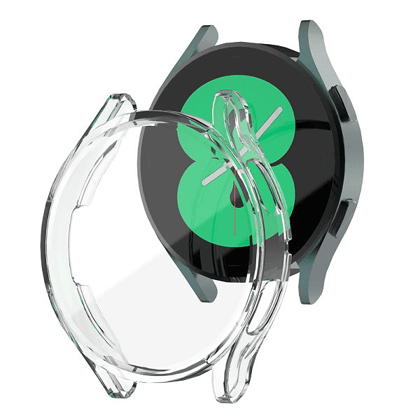For Samsung Galaxy Watch 4 40mm Soft Gel Case Full Cover Protector (Clear)