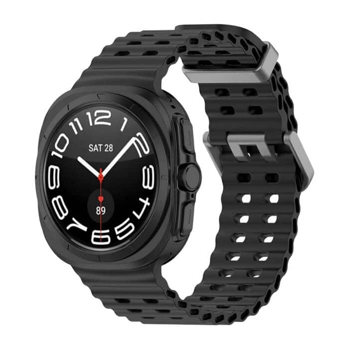 For Samsung Galaxy Watch Ultra 47mm Silicon Sports Wristband