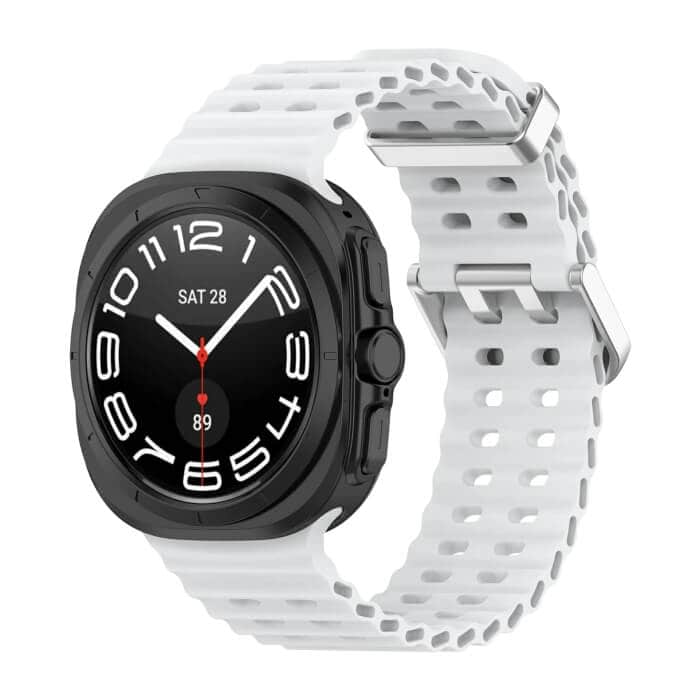 For Samsung Galaxy Watch Ultra 47mm Silicon Sports Wristband