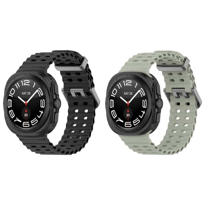 For Samsung Galaxy Watch Ultra 47mm Silicon Sports Wristband