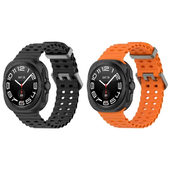 For Samsung Galaxy Watch Ultra 47mm Silicon Sports Wristband