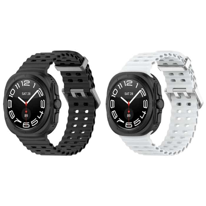 For Samsung Galaxy Watch Ultra 47mm Silicon Sports Wristband