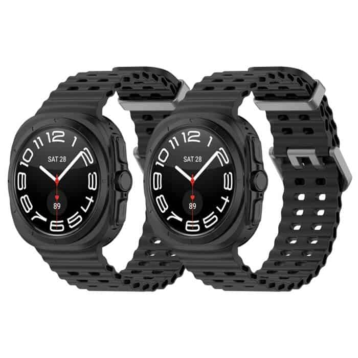 For Samsung Galaxy Watch Ultra 47mm Silicon Sports Wristband