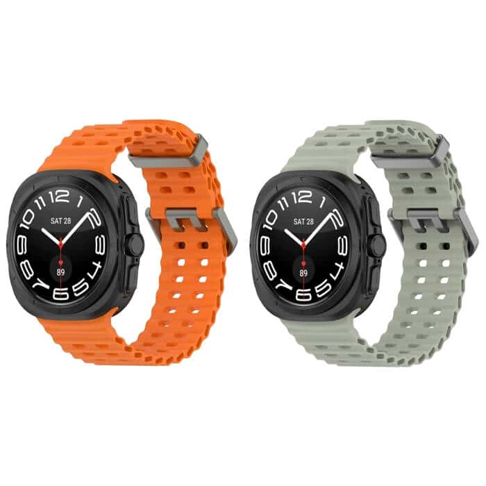 For Samsung Galaxy Watch Ultra 47mm Silicon Sports Wristband