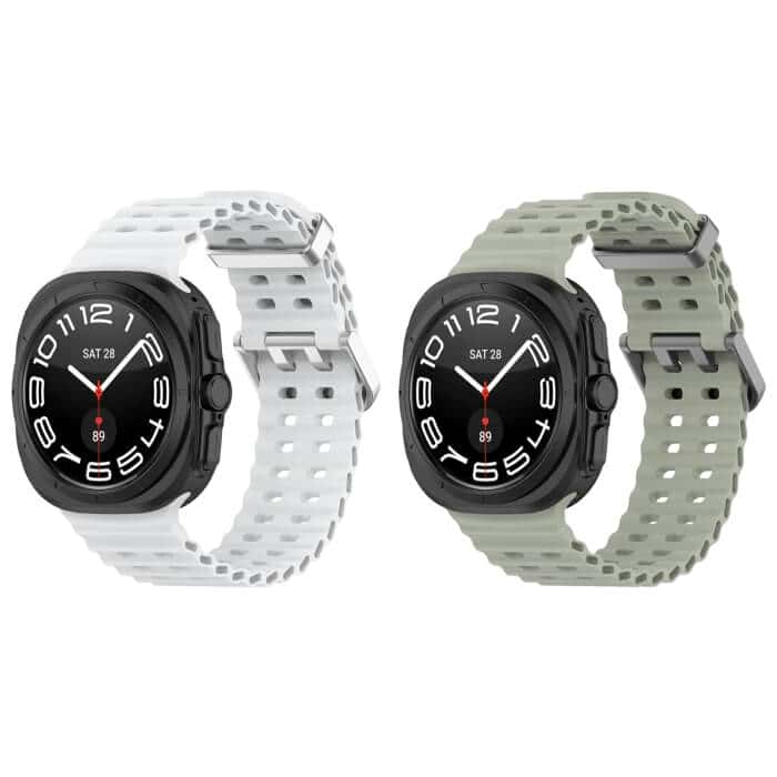 For Samsung Galaxy Watch Ultra 47mm Silicon Sports Wristband