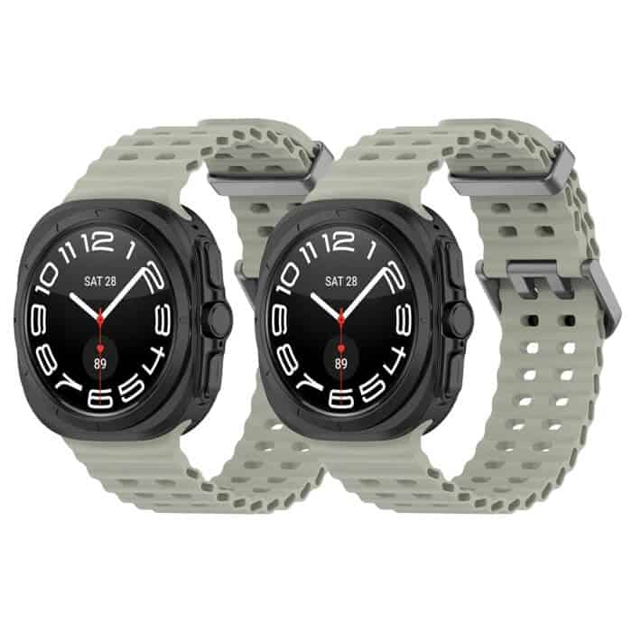 For Samsung Galaxy Watch Ultra 47mm Silicon Sports Wristband