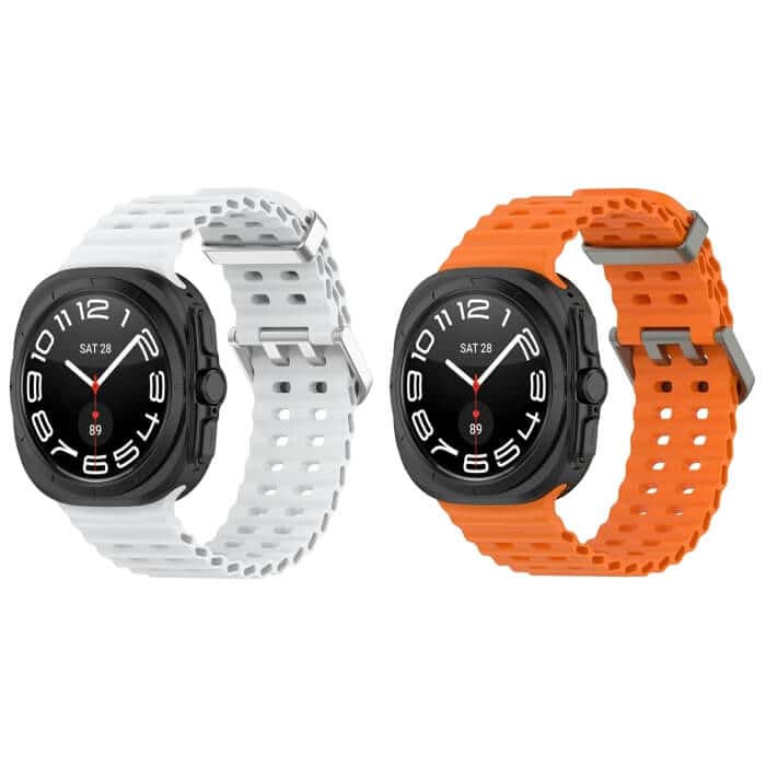 For Samsung Galaxy Watch Ultra 47mm Silicon Sports Wristband