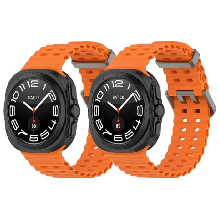 For Samsung Galaxy Watch Ultra 47mm Silicon Sports Wristband