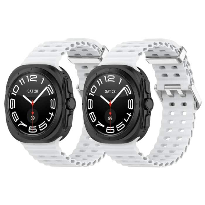 For Samsung Galaxy Watch Ultra 47mm Silicon Sports Wristband