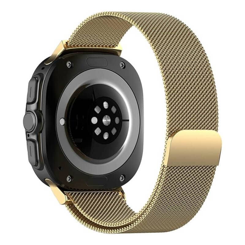 For Samsung Galaxy Watch Ultra 47mm Stainless Steel Adjustable Milanese Strap