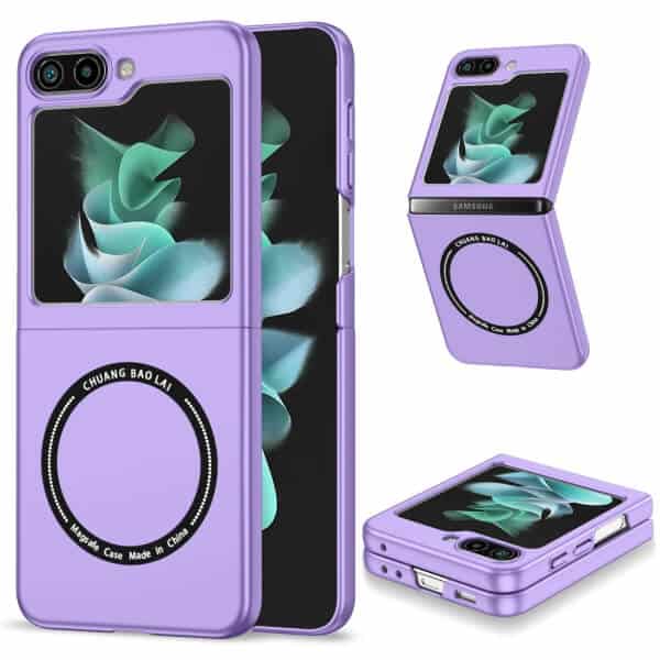 For Samsung Galaxy Z Flip 5 Magsafe Magnetic Wireless Charging Shockproof Case Cover