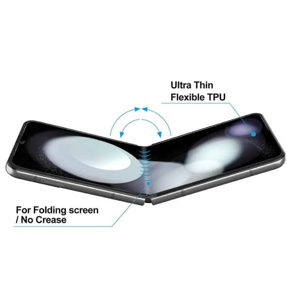 For Samsung Galaxy Z Flip 6 5 4 Fexible Membrane Scratch ResistanceTPU HD Clear Screen Protector Flim