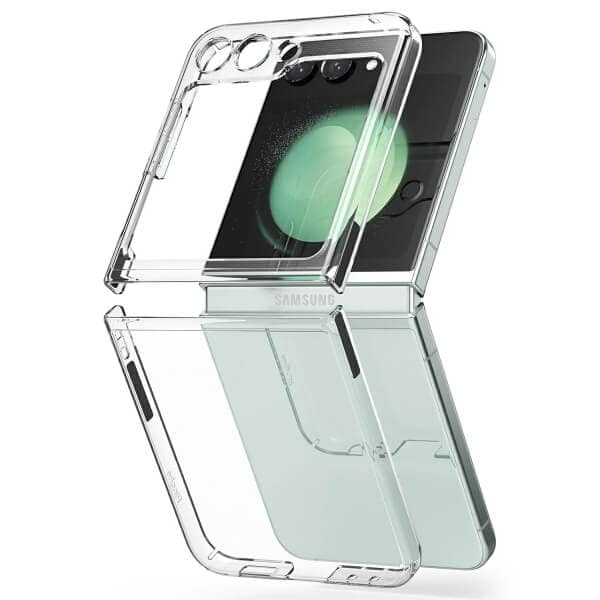 For Samsung Galaxy Z Flip 6 Clear Case Slim With 4 Corners [Shock Absorption] Hard Back Soft Bumper Cover