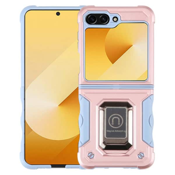 For Samsung Galaxy Z Flip 6 Flip 5 5G Magnetic Ring Rugged Shockproof Case Heavy Duty Protective Back Cover
